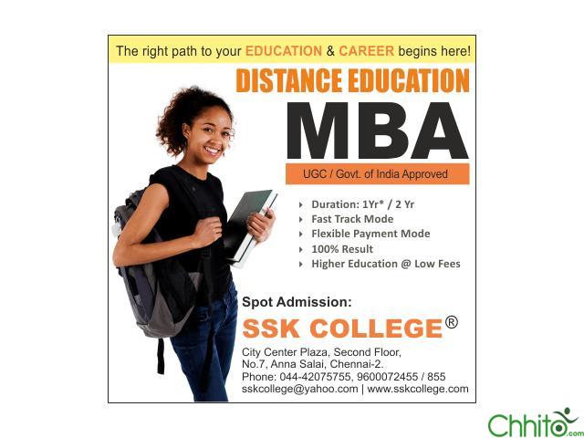 MBA Distance Learning-BBA Distance Education